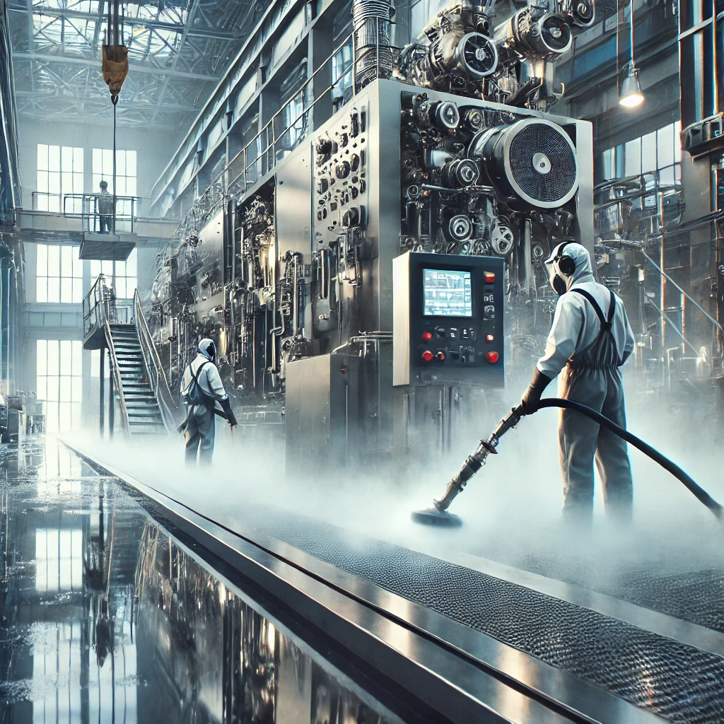 Makine Sanayi Kuru Buz Temizleme